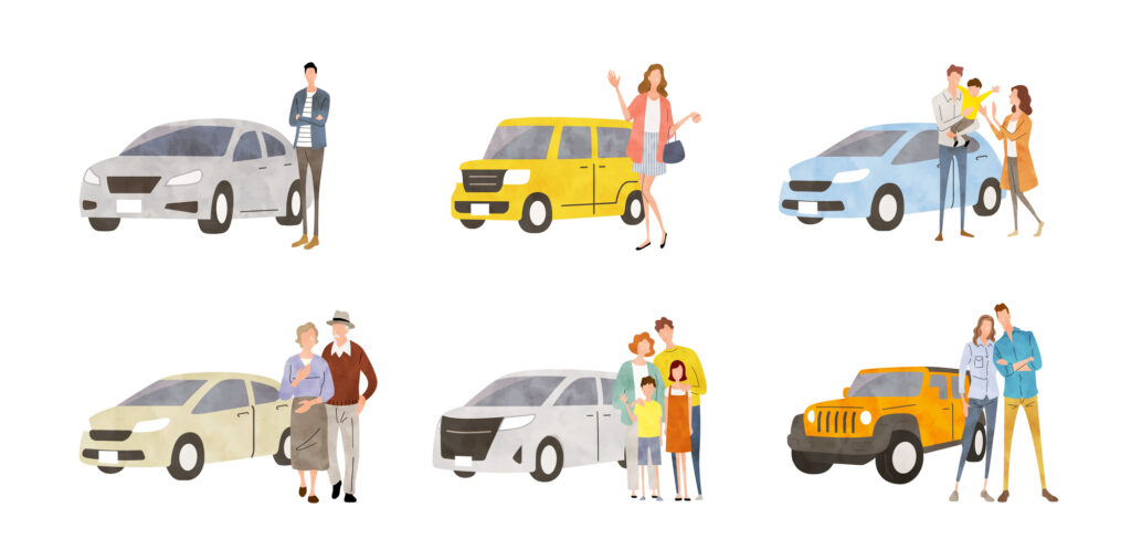 車のカテゴリーとライフスタイルの組み合わせ